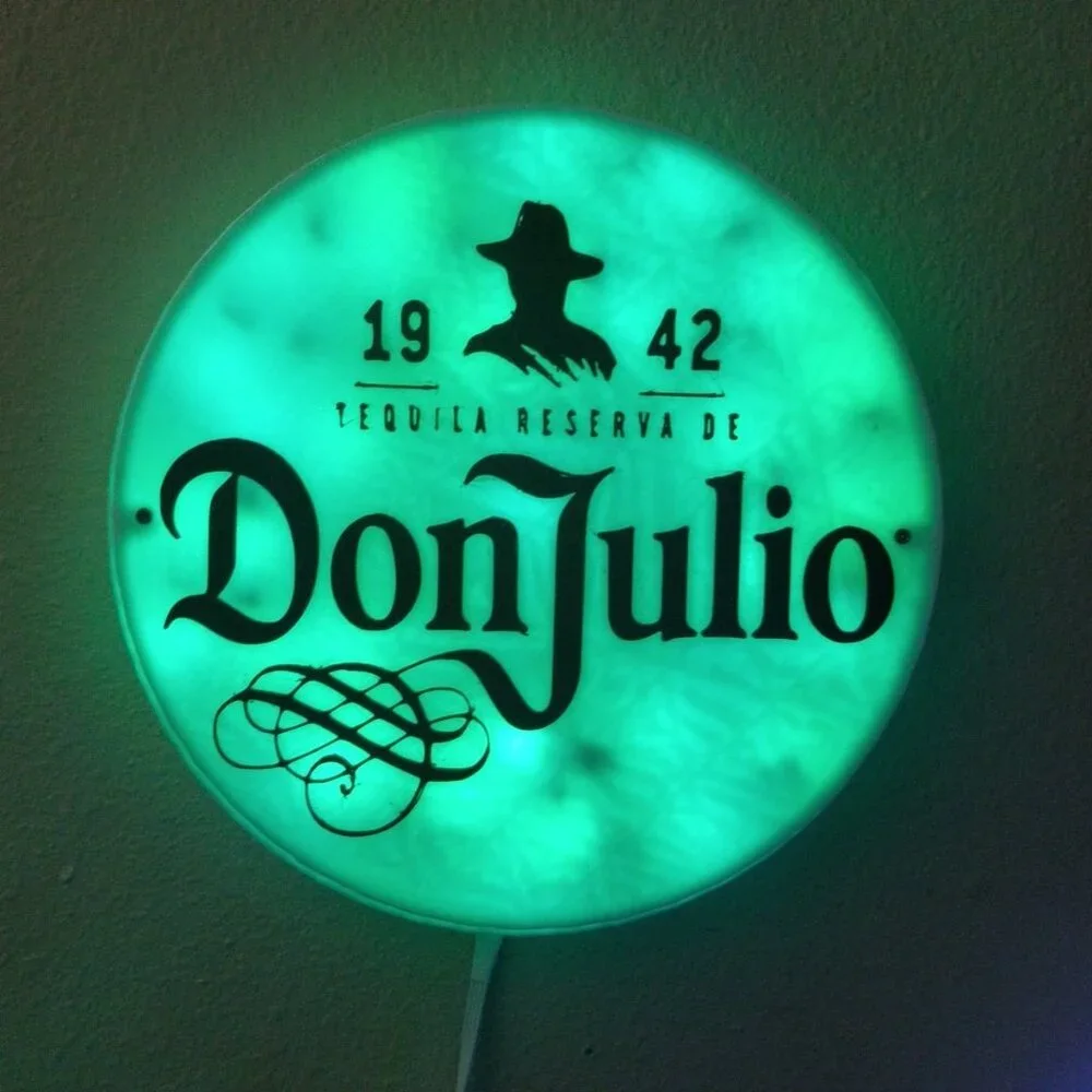 3D Printed Tequila Don Julio RGB LED Bar Sign With Remote Control ...